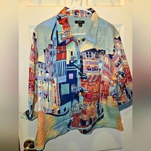 Women Kaktus Art Style jacket